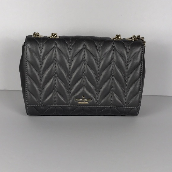 COPY - Kate Spade Evelyn Briar Lane Quilted Gunmetal - Picture 2 of 6